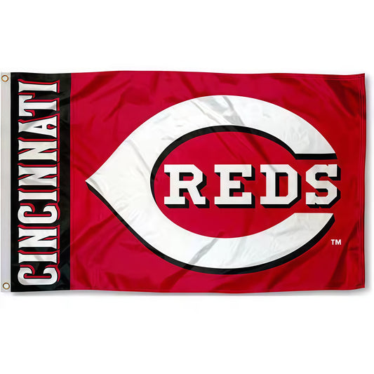 Cincinnati Reds Flag Custom Image