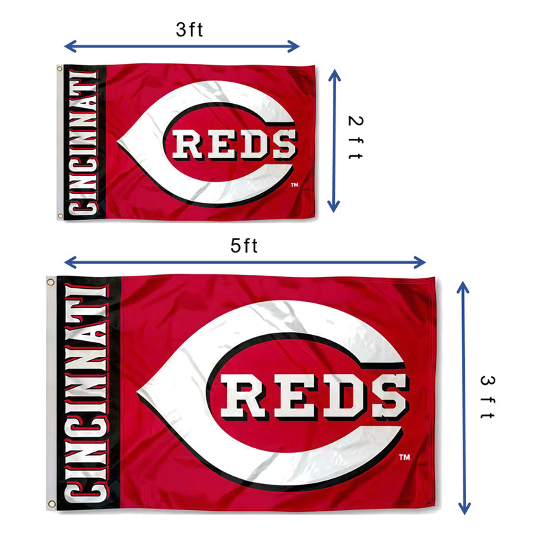 Cincinnati Reds Flag Custom Image