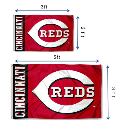 Cincinnati Reds Flag Custom Image
