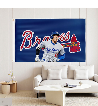 Atlanta Braves Flag Custom Image