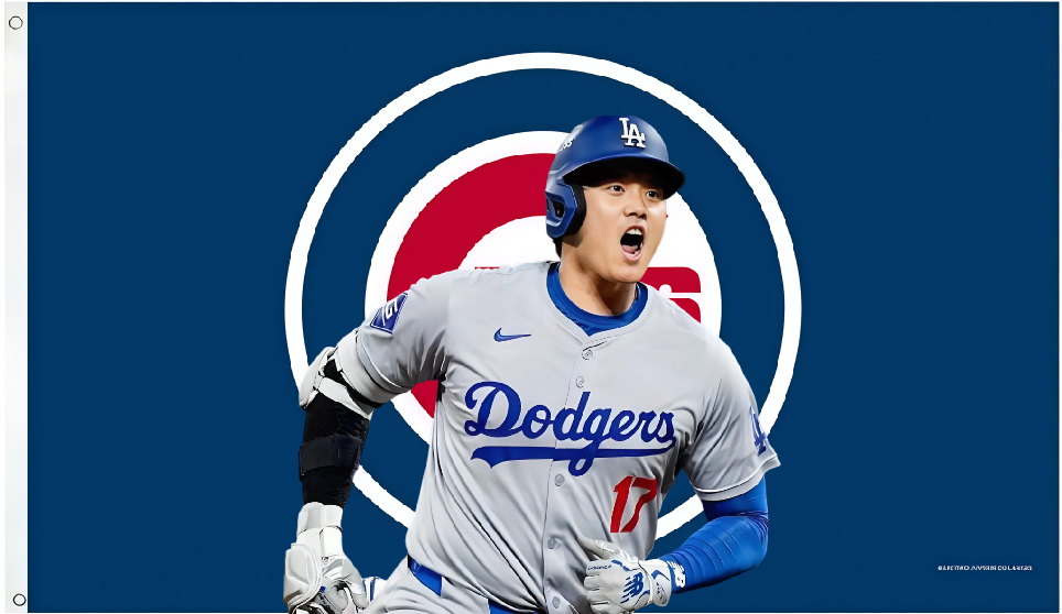 Chicago Cubs Flag Custom Image