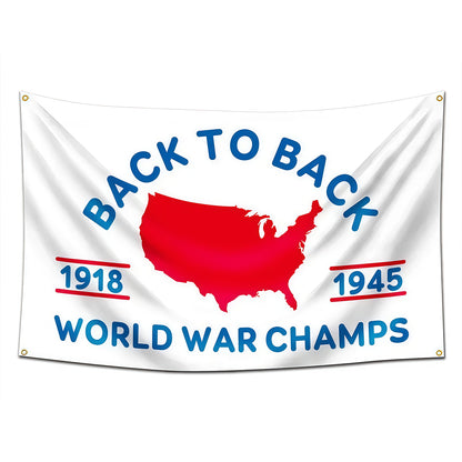 World War Champs Flag Custom Image