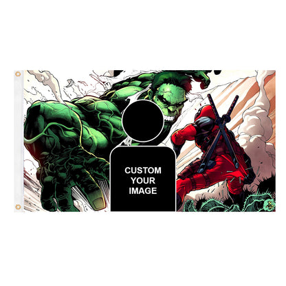 Deadpool Flag Custom Image