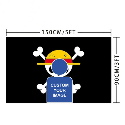 Luffy Flag Custom Image