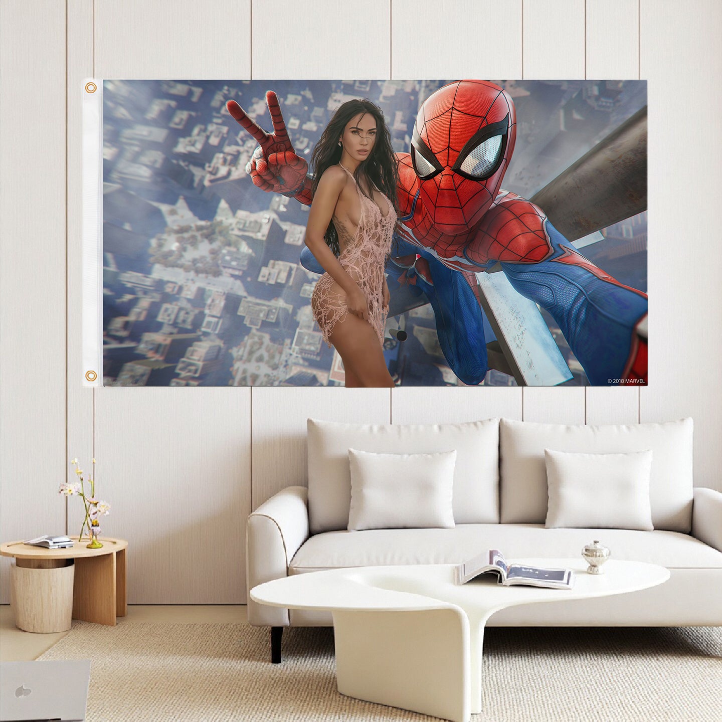 Spiderman Flag Custom Image