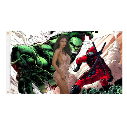 Deadpool Flag Custom Image