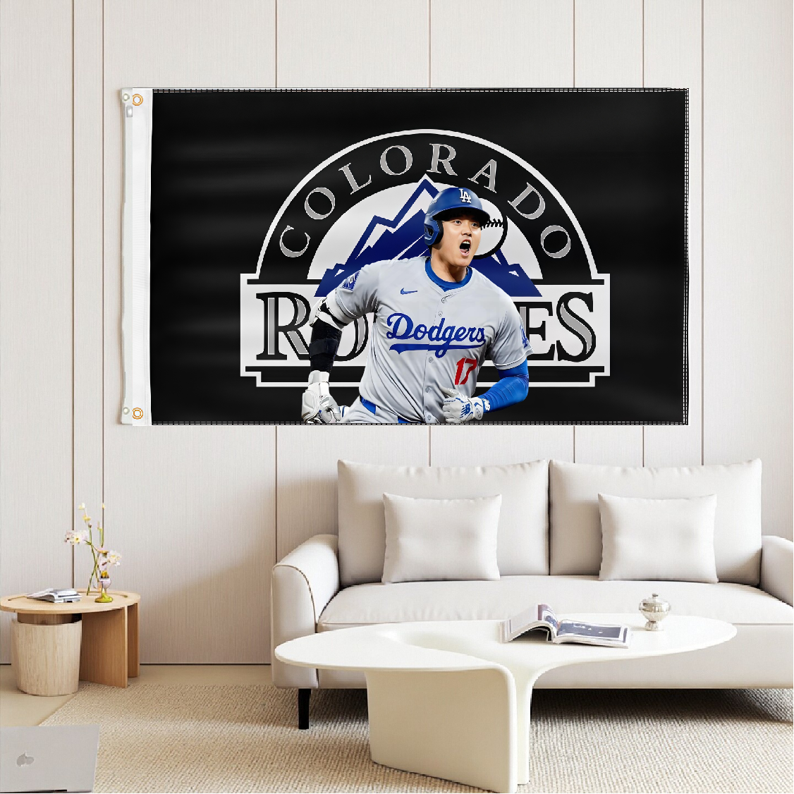 Colorado Rockies Flag Custom Image