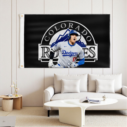 Colorado Rockies Flag Custom Image