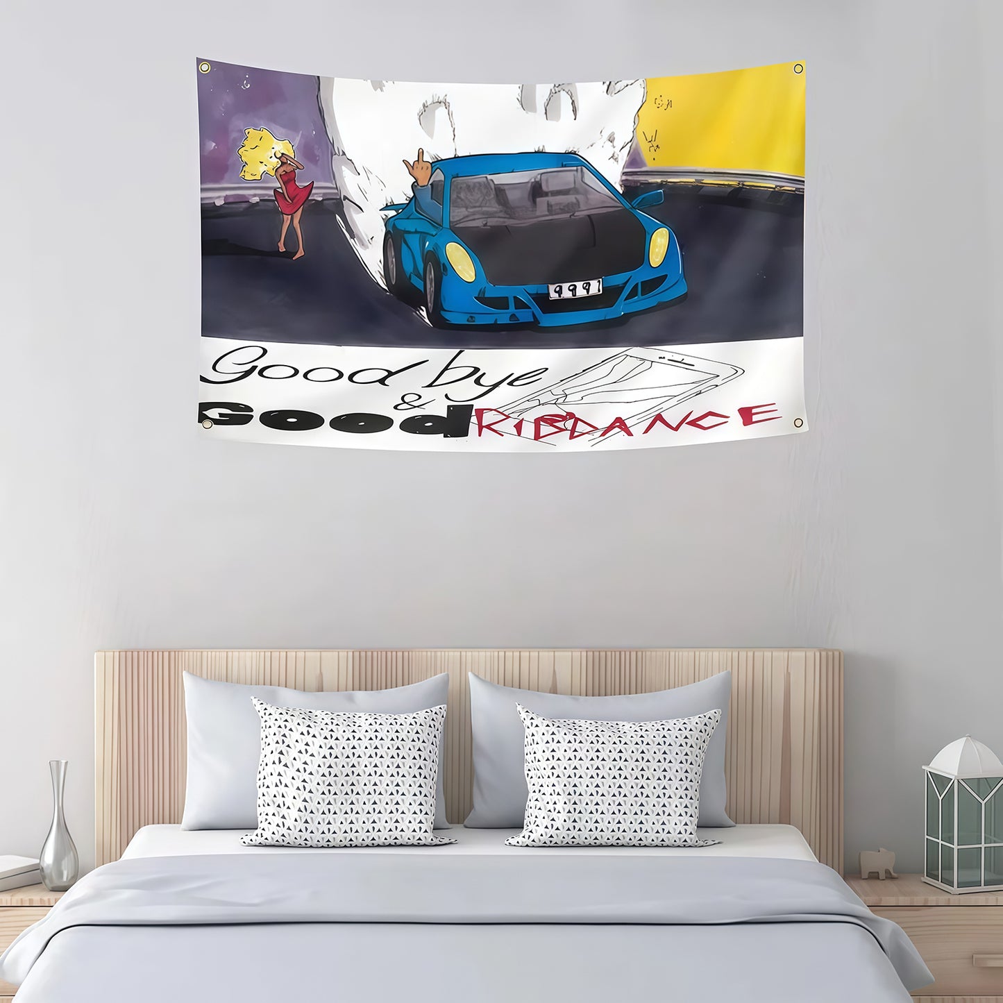 9 Goodbye Hip Hop Flag Custom Image