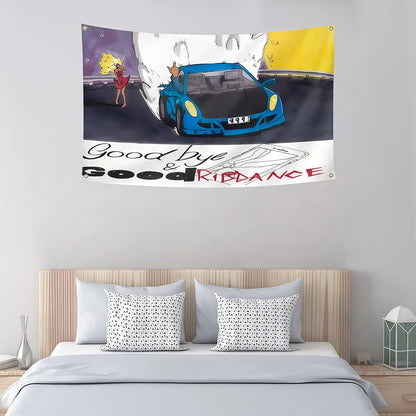 9 Goodbye Hip Hop Flag Custom Image