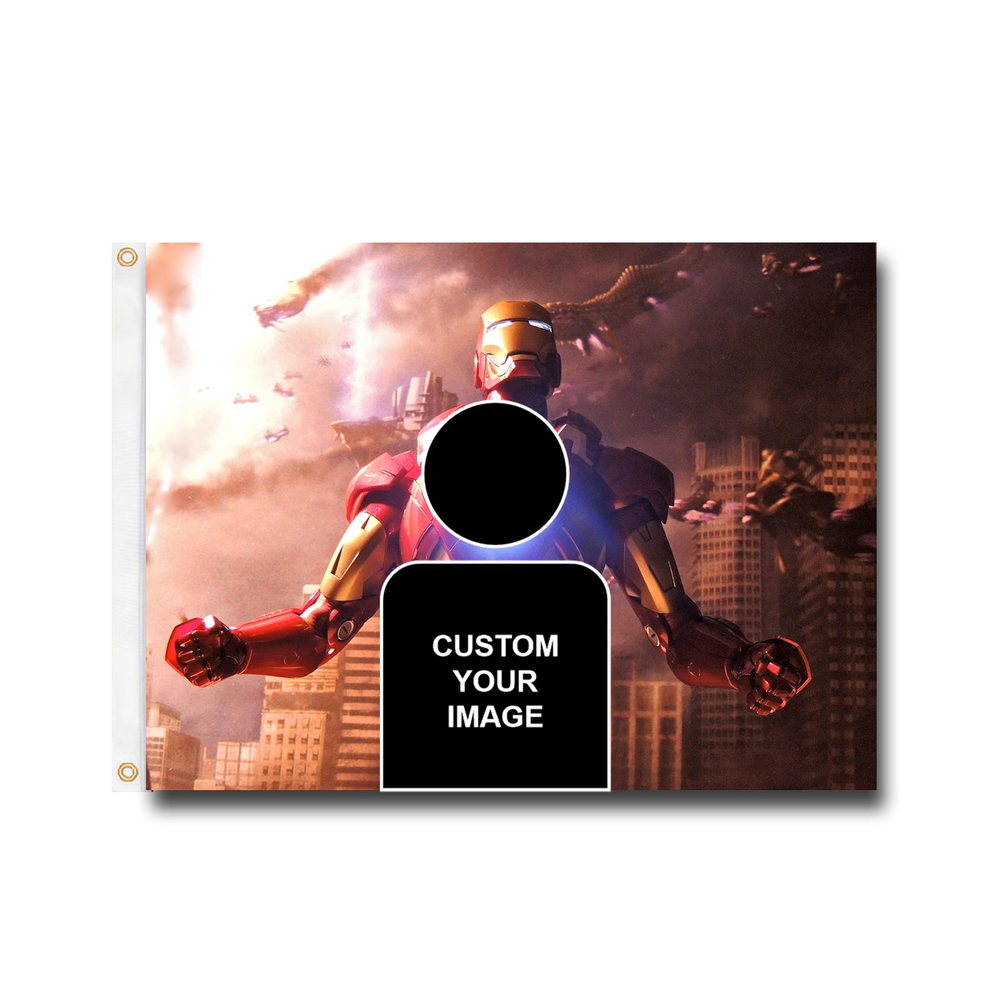 Ironman Flag Custom Image