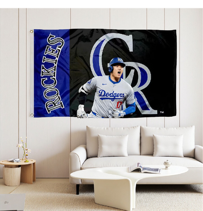 Colorado Rockies Classic Flag Custom Image