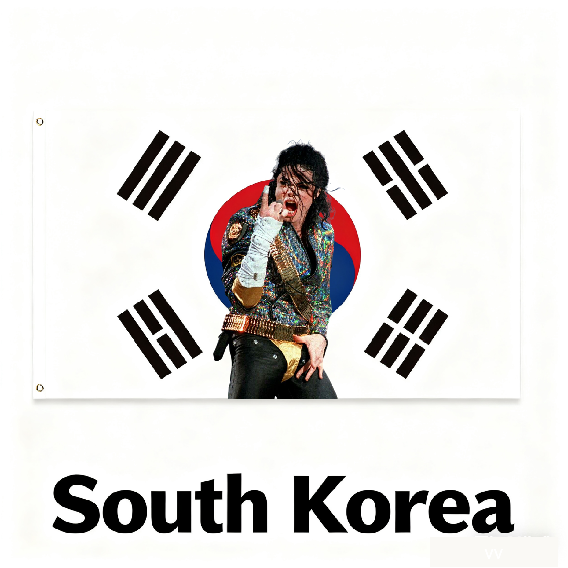 SouthKorea Flag Custom Image