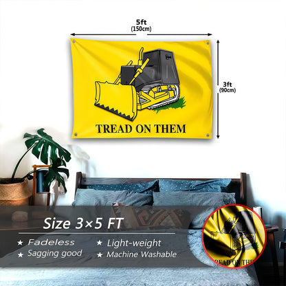 Tread On Them Flag Custom Image