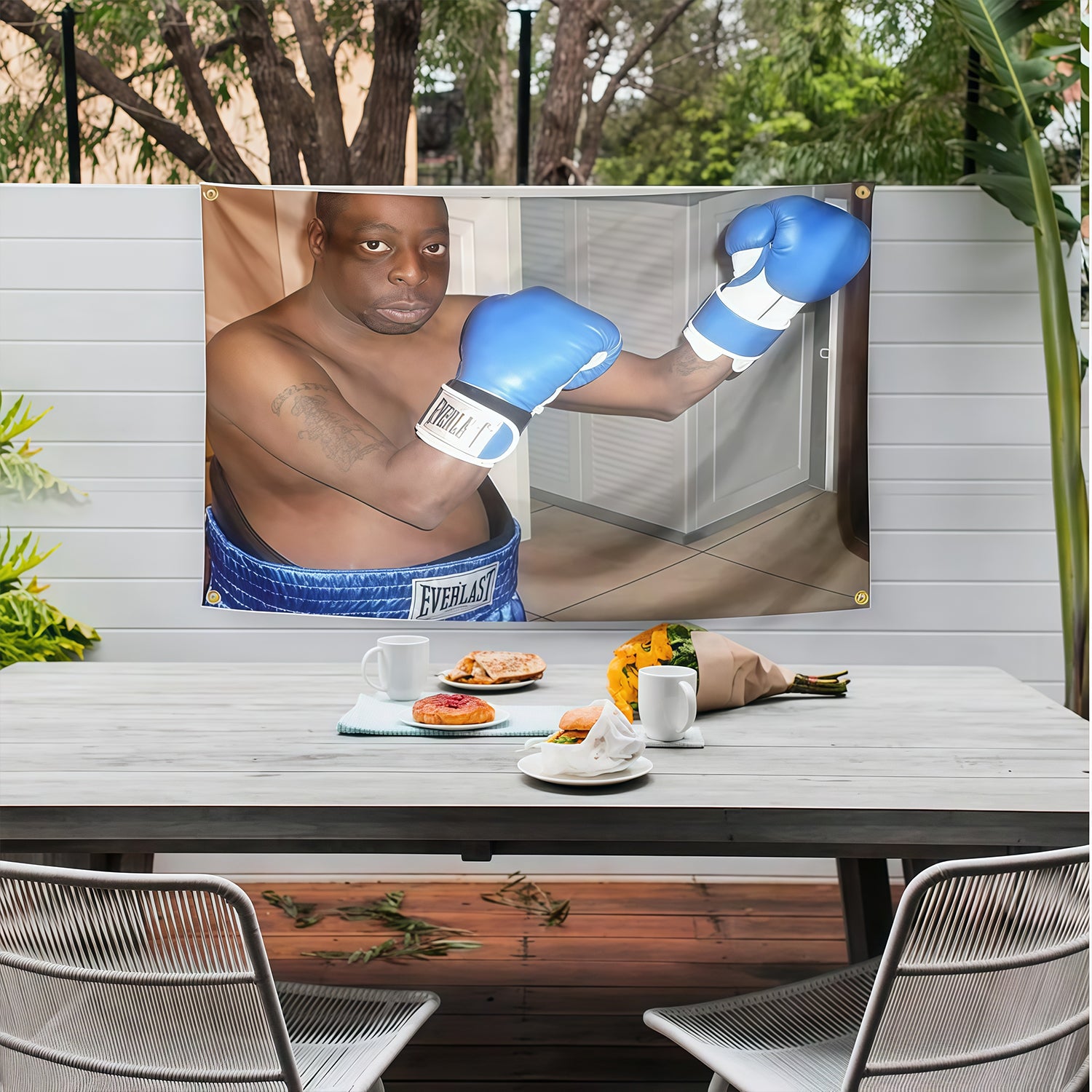 Boxing Green Lester Beetlejuice Flag Custom Image