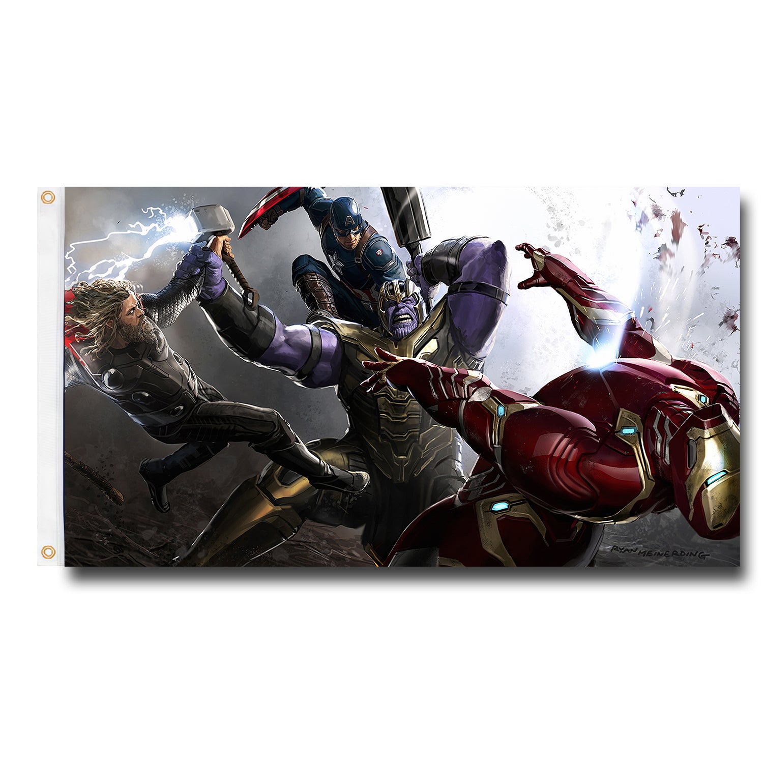 Thanos Flag Custom Image