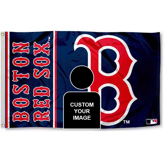 Boston Red Sox Flag Custom Image