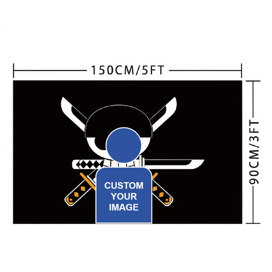 Roronoa Zoro Flag Custom Image
