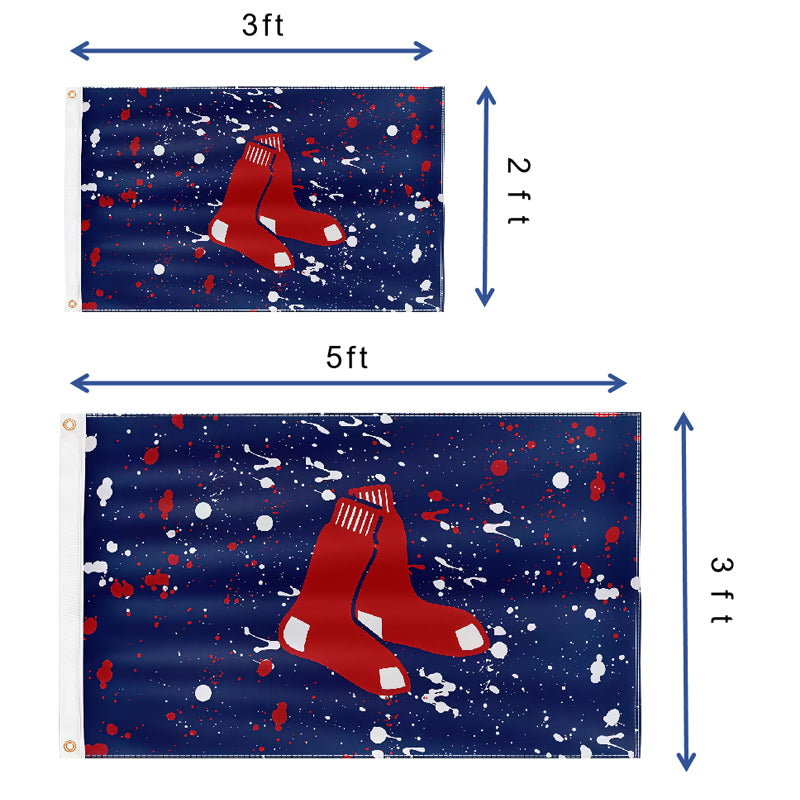 Boston Red Sox Retro Flag Custom Image