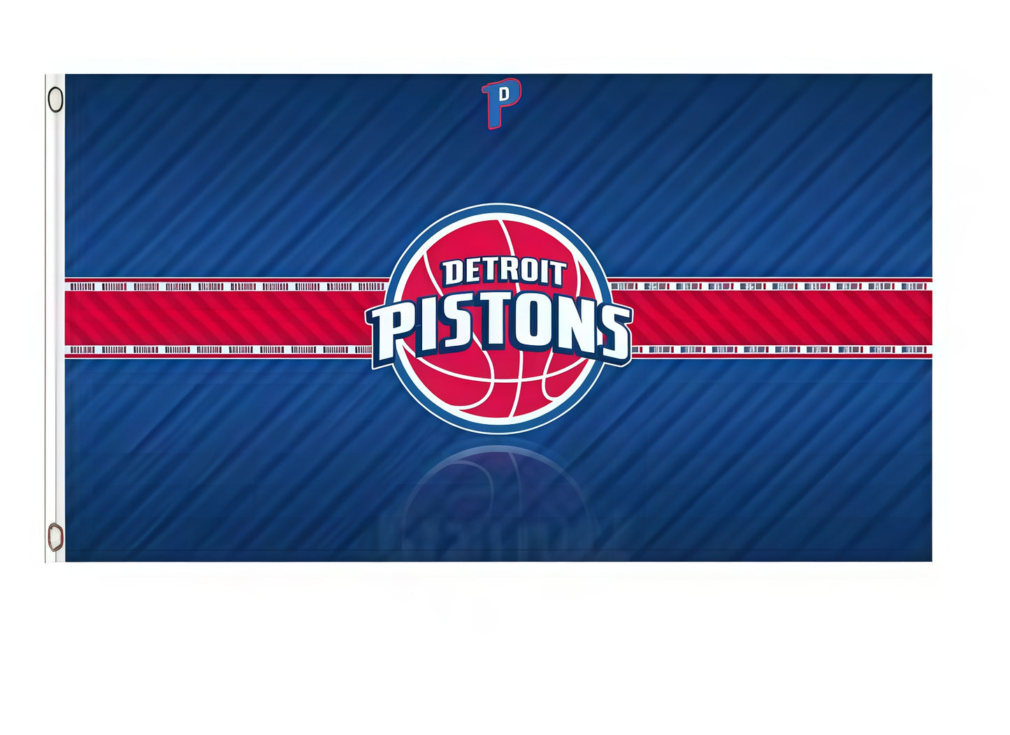 Detroit Pistons Retro Flag Custom Image