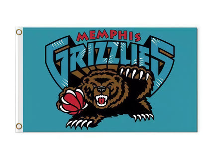 Memphis Grizzlies Moden Flag Custom Image