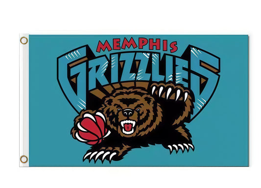 Memphis Grizzlies Moden Flag Custom Image