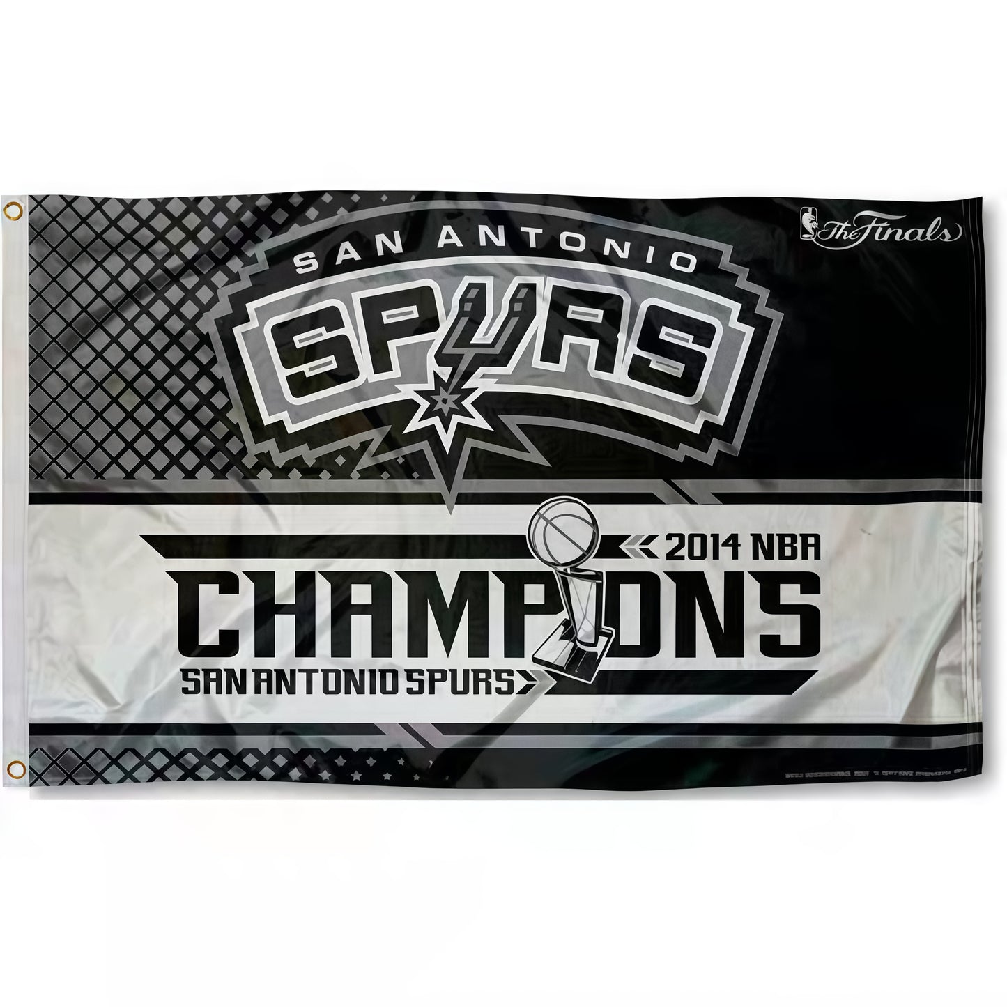 San Antonio Spurs Champion Flag Custom Image