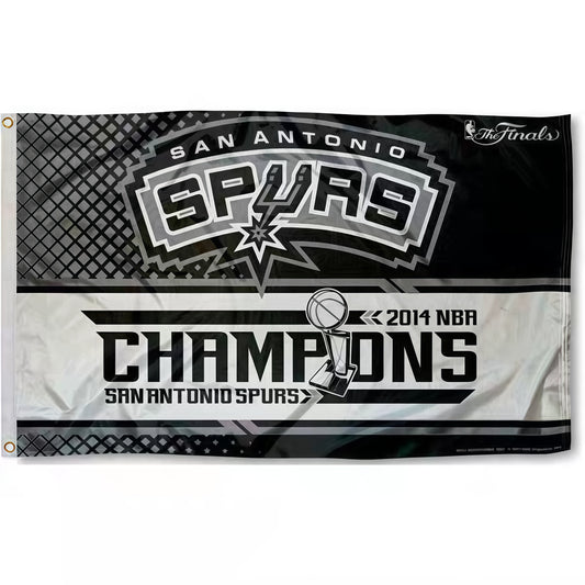 San Antonio Spurs Champion Flag Custom Image
