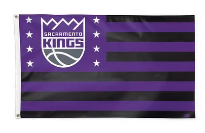 Sacramento Kings Vintage Flag Custom Image