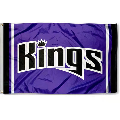 Sacramento Kings Classic Flag Custom Image
