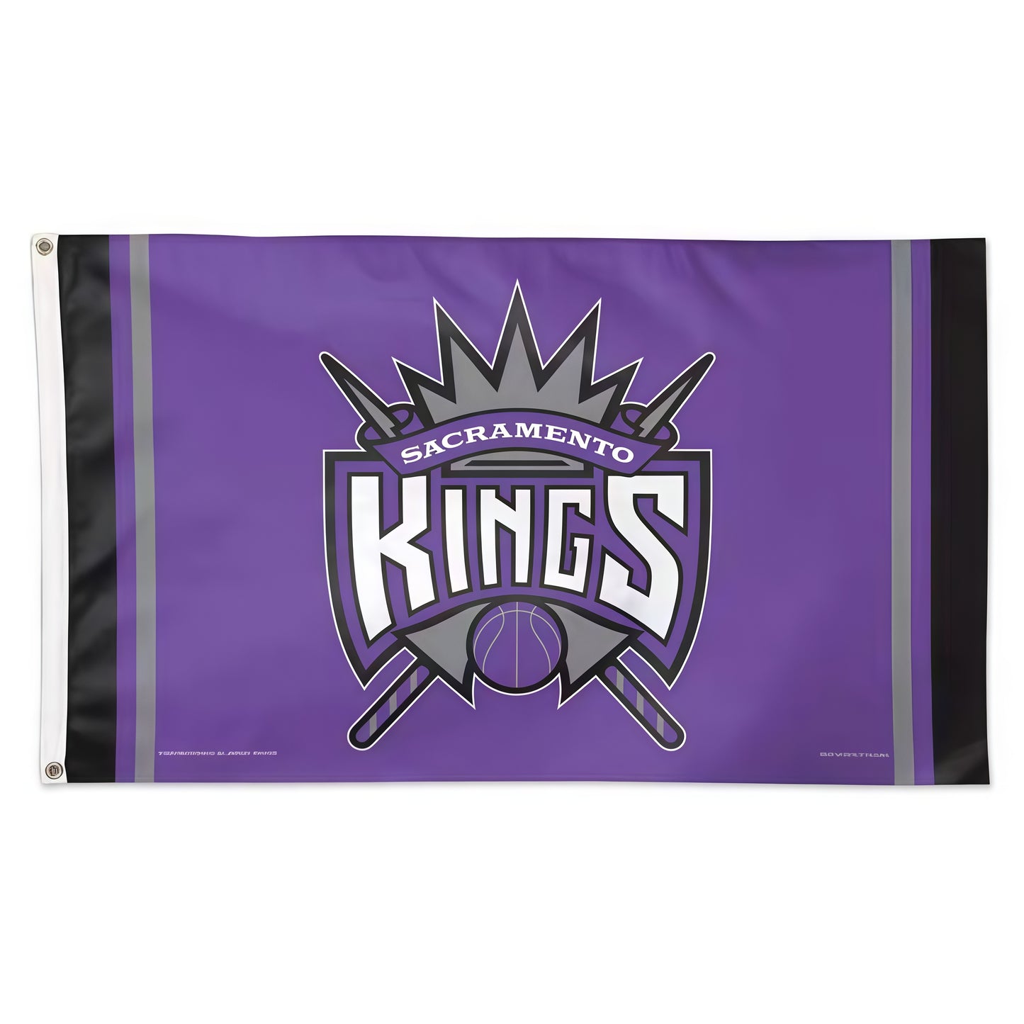 Sacramento Kings Purple Flag Custom Image