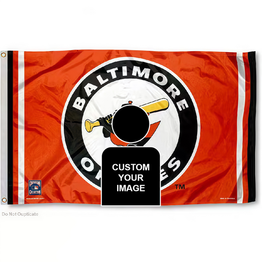 Baltimore Orioles Flag Custom Image