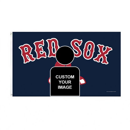 Boston Red Sox Vintage Flag Custom Image