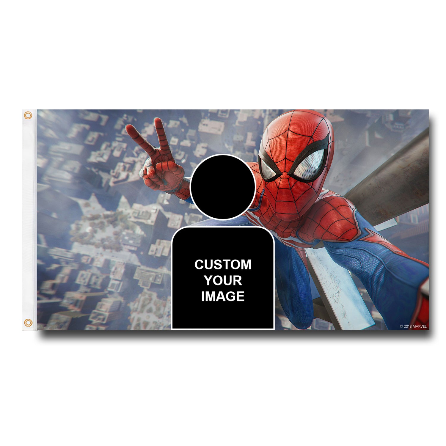 Spiderman Flag Custom Image
