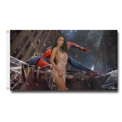 Spiderman Flag Custom Image