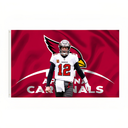 Arizona Cardinals Flag Custom Image