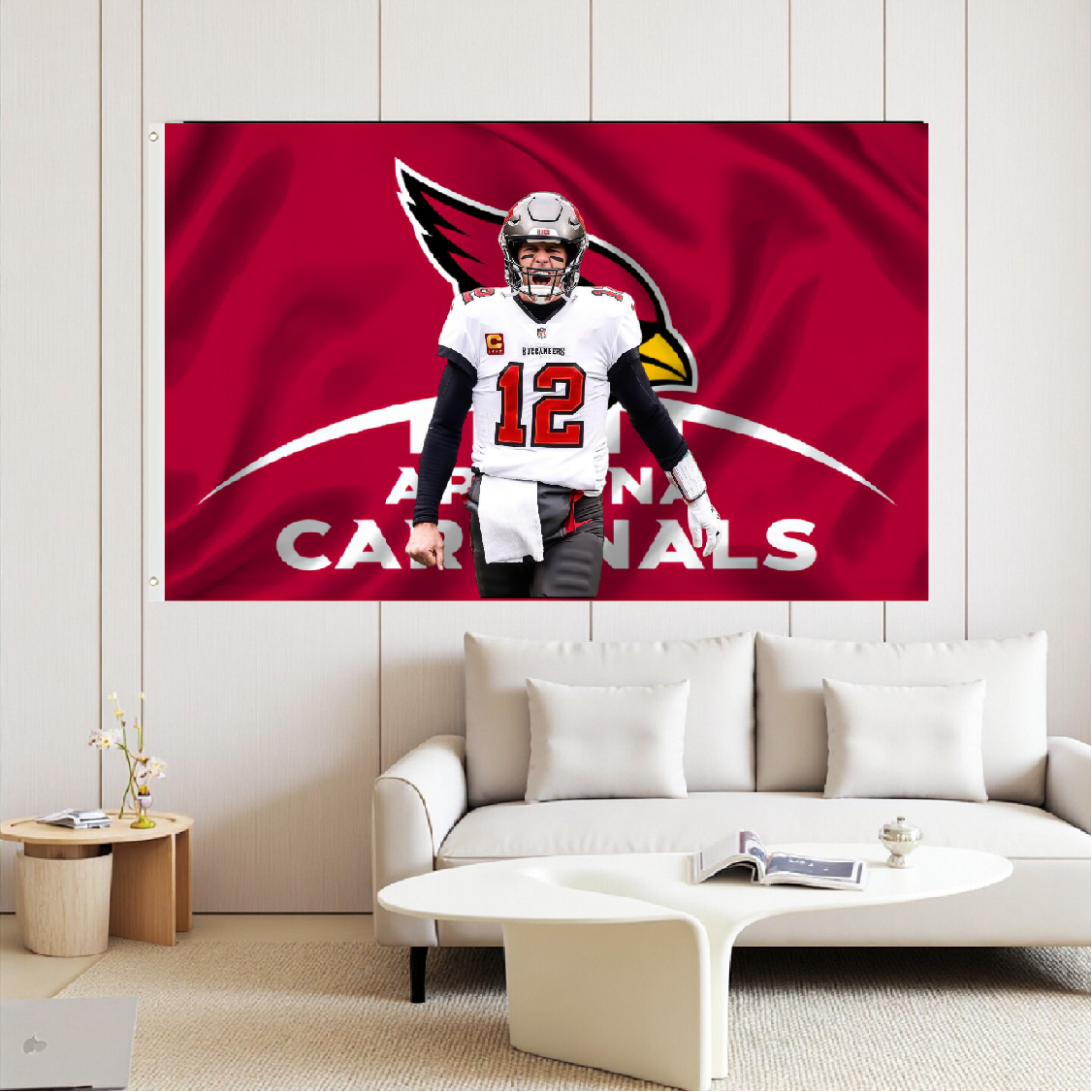 Arizona Cardinals Flag Custom Image