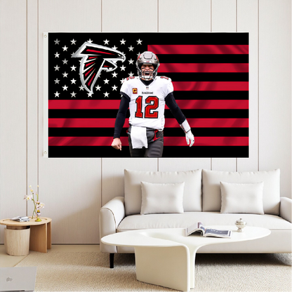Atlanta Falcons Flag Custom Image