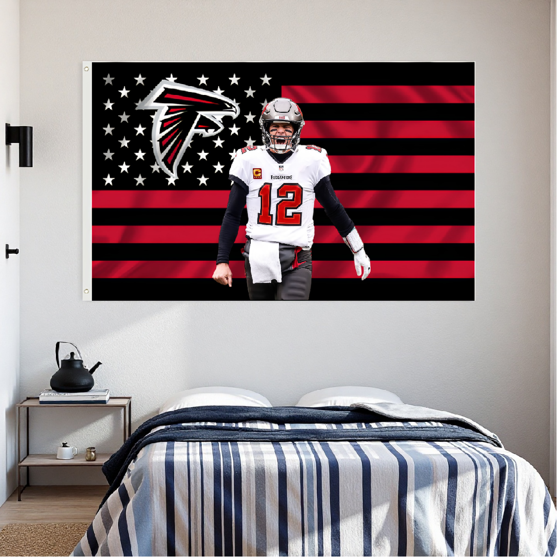Atlanta Falcons Flag Custom Image