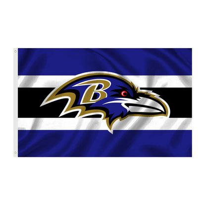 Baltimore Ravens Flag Custom Image