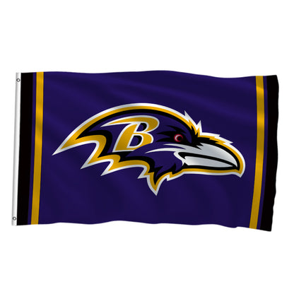 Baltimore Ravens Flag Custom Image