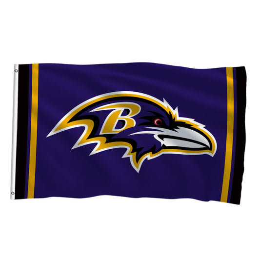Baltimore Ravens Flag Custom Image