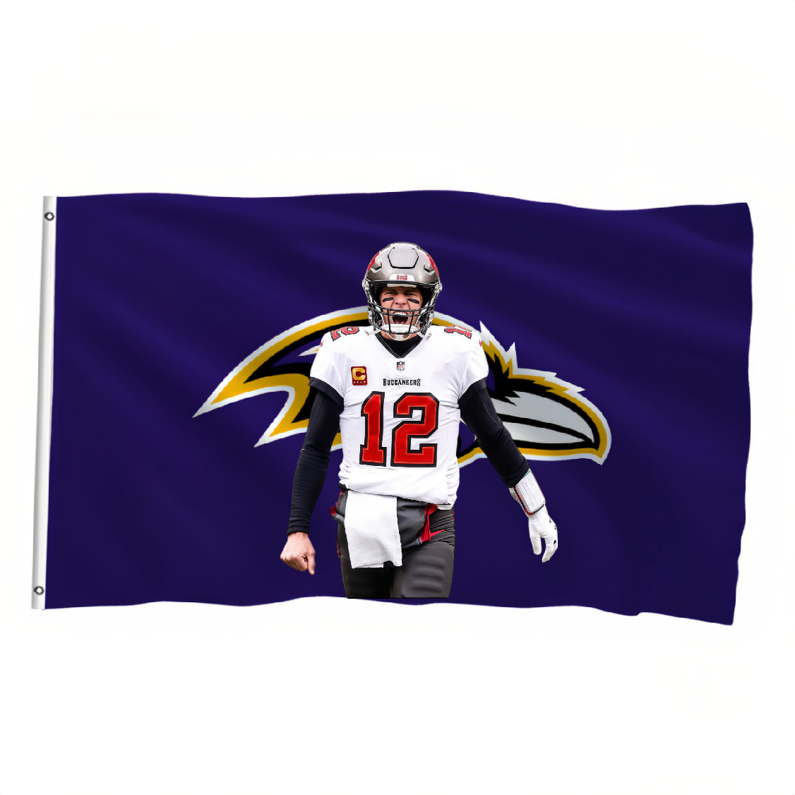 Baltimore Ravens Flag Custom Image