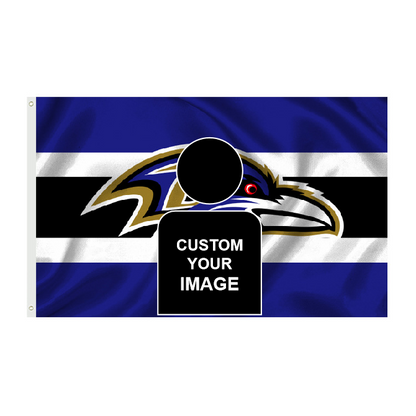 Baltimore Ravens Flag Custom Image