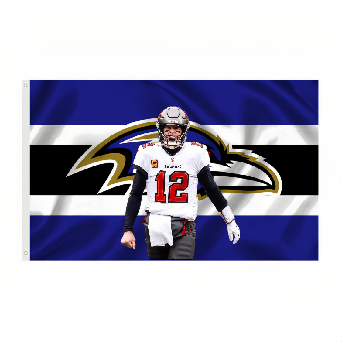 Baltimore Ravens Flag Custom Image