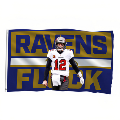 Baltimore Ravens Flag Custom Image