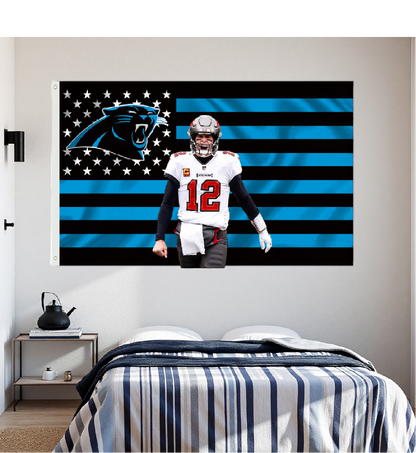 Carolina Panthers Flag Custom Image
