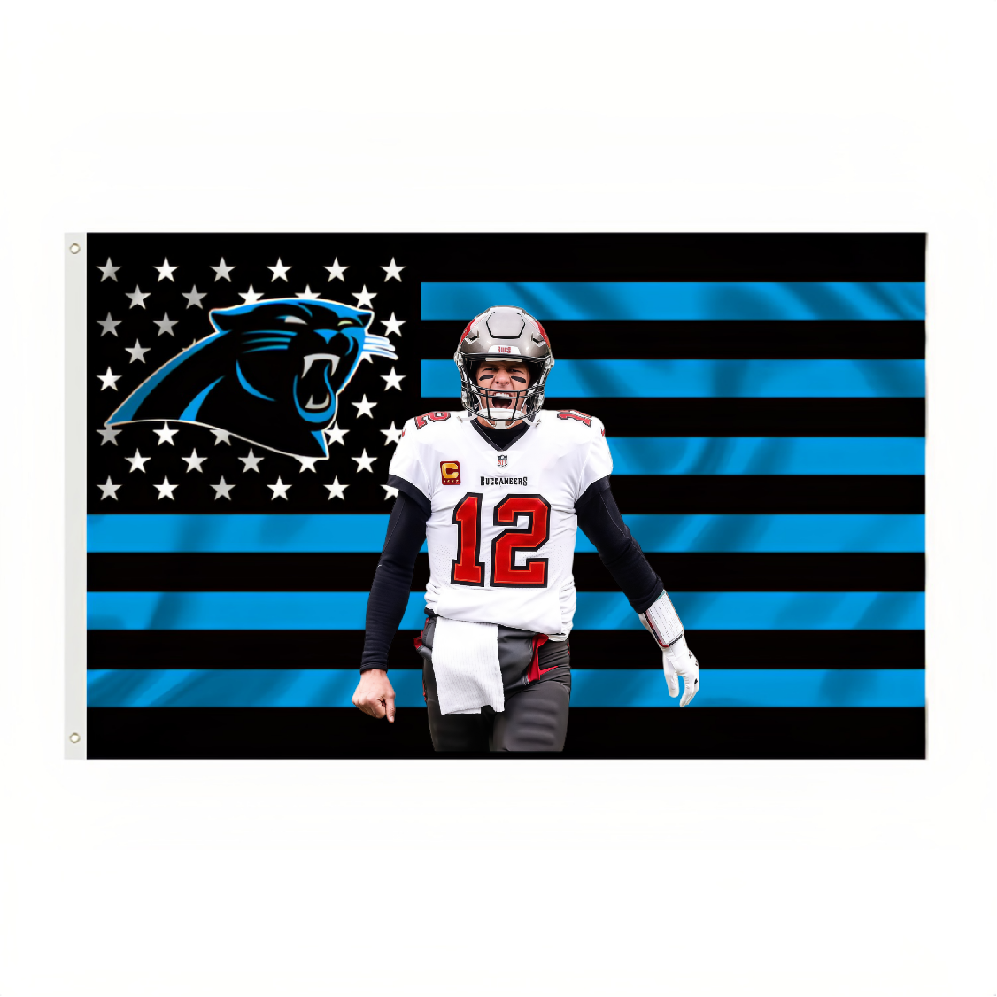 Carolina Panthers Flag Custom Image