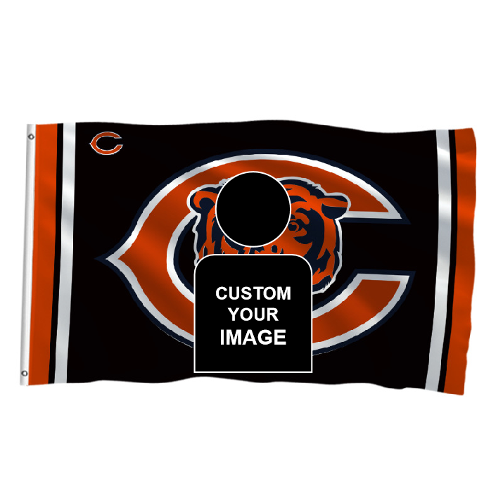 Chicago Bears Flag Custom Image