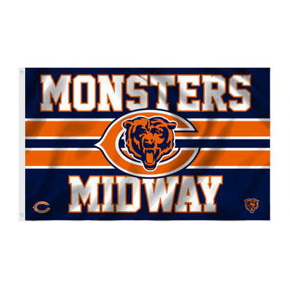 Chicago Bears Flag Custom Image